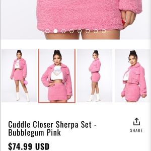 Fashion Nova Skirts - Brand new Sherpa set still in packaging Fashion Nova Skirts - Brand new Sherpa set still in packaging